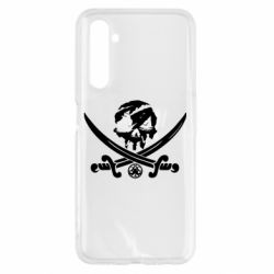 Чехол для Realme 6 Flag pirate - PrintSalon