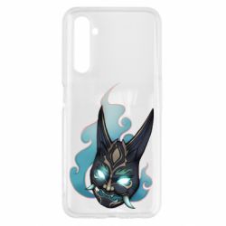 Чехол для Realme 6 Genshin Impact Xiao's mask - PrintSalon