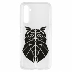 Чохол для Realme 6 Geometric Owl - PrintSalon