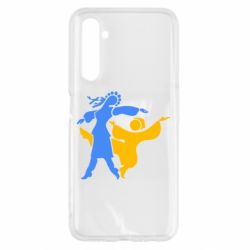 Чехол для Realme 6 Гопак. Девушка и парень - PrintSalon