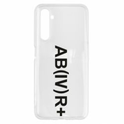 Чехол для Realme 6 Группа крови (4)АВ+ - PrintSalon