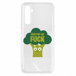 Чехол для Realme 6 Healthy as fuck - PrintSalon