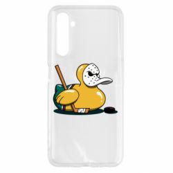 Чехол для Realme 6 Hockey duck - PrintSalon
