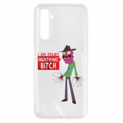 Чехол для Realme 6 I am yours nightmare BITCH - PrintSalon