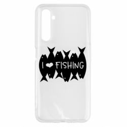 Чохол для Realme 6 I Love Fishing - PrintSalon