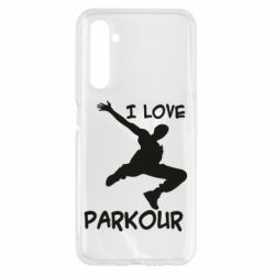 Чехол для Realme 6 I love parkour - PrintSalon