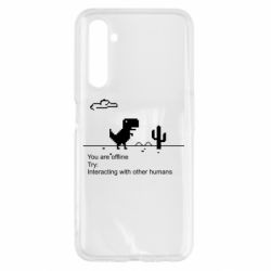 Чехол для Realme 6 Internet Dinosaur - PrintSalon