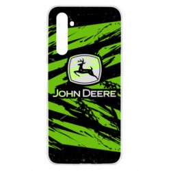 Чохол для Realme 6 John Deere and green background - PrintSalon