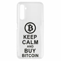 Чехол для Realme 6 Keep calm and by bitcoin - PrintSalon