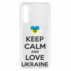 Чехол для Realme 6 Keep calm and love - PrintSalon