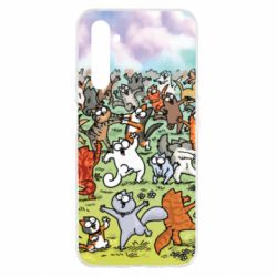 Чехол для Realme 6 Коти танцюють