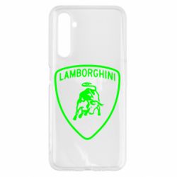 Чехол для Realme 6 Lamborghini Auto - PrintSalon