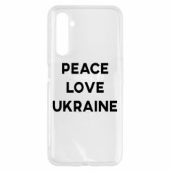 Чехол для Realme 6 Мир, любовь, Украина - PrintSalon