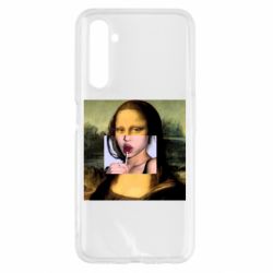 Чехол для Realme 6 Mona lisa - PrintSalon