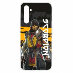 Чехол для Realme 6 Mortal Kombat-Scorpion-PrintSalon Чехол для Realme 6 Mortal Kombat-Scorpion