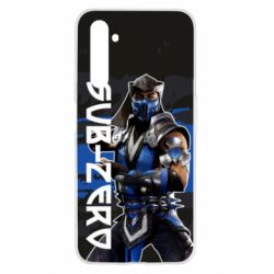 Чехол для Realme 6 Mortal Kombat Sub-Zero-PrintSalon Чехол для Realme 6 Mortal Kombat Sub-Zero