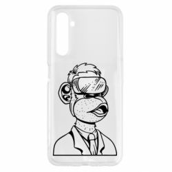 Чехол для Realme 6 Обезьяна в виртуальных очках - PrintSalon