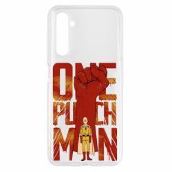 Чехол для Realme 6 One Punch Man Saitama