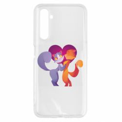 Чохол для Realme 6 Парочка. Котики - PrintSalon