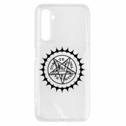 Чехол для Realme 6 Пентаграмма Себастьяна Михаэлиса