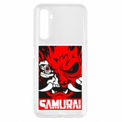 Чехол для Realme 6 Poster samurai Cyberpunk-PrintSalon Чехол для Realme 6 Poster samurai Cyberpunk