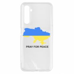 Чехол для Realme 6 Pray for peace - PrintSalon