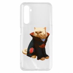 Чехол для Realme 6 Pro Akatsuki angry cat - PrintSalon
