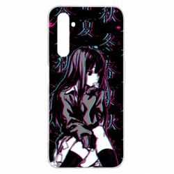 Чохол для Realme 6 Pro Anime Girl Glitch - PrintSalon