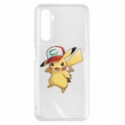 Чехол для Realme 6 Pro Ash's hat Pikachu - PrintSalon