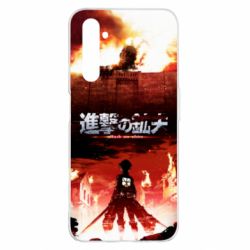 Чехол для Realme 6 Pro Attack of the Titans - PrintSalon