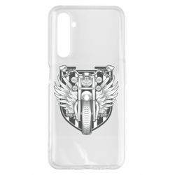 Чехол для Realme 6 Pro Bike Shield Art - PrintSalon