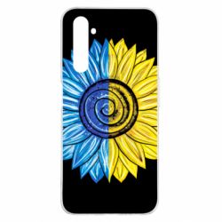 Чехол для Realme 6 Pro Большой подсолнух Украина - PrintSalon