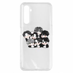 Чехол для Realme 6 Pro BTS Cute Art