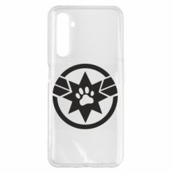 Чохол для Realme 6 Pro Captain Marvel's Cat - PrintSalon