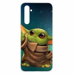 Чохол для Realme 6 Pro Cute Baby Yoda - PrintSalon