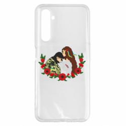 Чохол для Realme 6 Pro Дівчина цілує солдата - PrintSalon