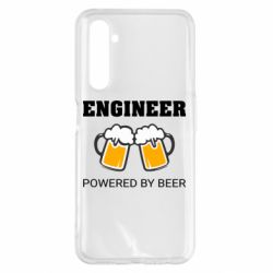 Чехол для Realme 6 Pro Engineer Powered By Beer - PrintSalon