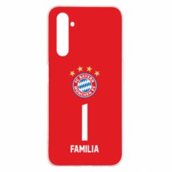 Чехол для Realme 6 Pro FC Bayern. Твоя фамилия, номер (англ.) - PrintSalon