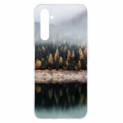 Чехол для Realme 6 Pro Forest by the lake - PrintSalon
