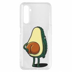 Чехол для Realme 6 Pro Funny avocado - PrintSalon
