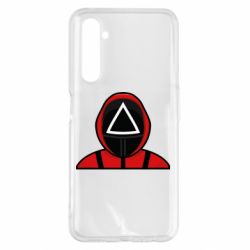 Чехол для Realme 6 Pro Игра в кальмара Soldier - PrintSalon