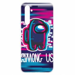 Чехол для Realme 6 Pro Glitch Among Us - PrintSalon