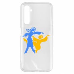 Чехол для Realme 6 Pro Гопак. Девушка и парень - PrintSalon