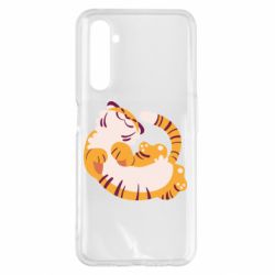 Чехол для Realme 6 Pro Happy tiger - PrintSalon