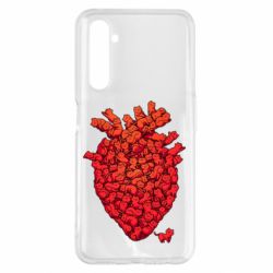 Чехол для Realme 6 Pro Heart of many cats - PrintSalon