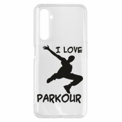 Чехол для Realme 6 Pro I love parkour - PrintSalon