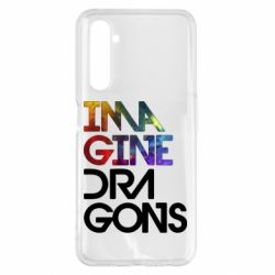 Чехол для Realme 6 Pro Imagine Dragons and space - PrintSalon
