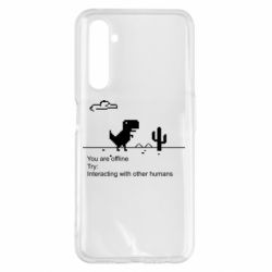 Чехол для Realme 6 Pro Internet Dinosaur - PrintSalon