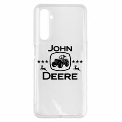 Чехол для Realme 6 Pro John Deere and tractor fanArt - PrintSalon