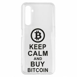 Чехол для Realme 6 Pro Keep calm and by bitcoin - PrintSalon